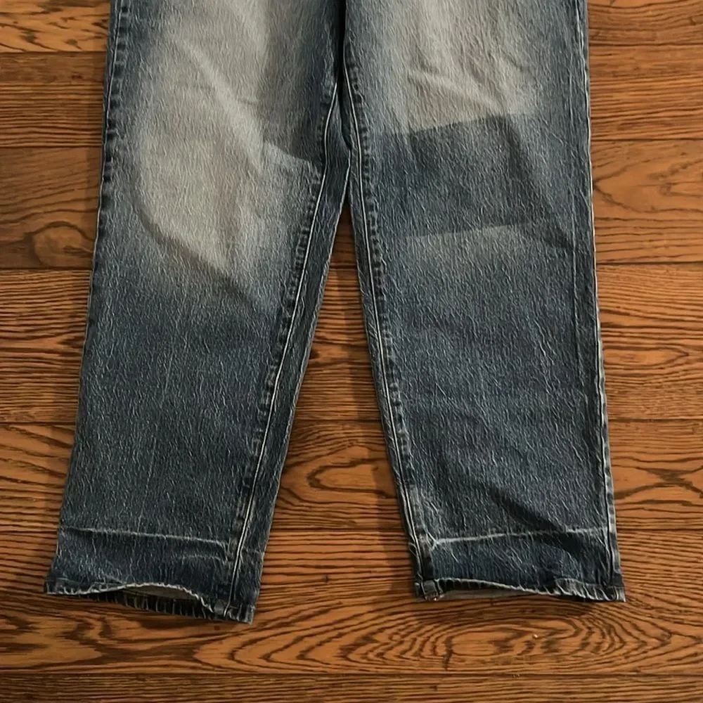 Universal‎ Thread 4/R Medium Wash High-Rise Vintage Stretch Straight Jeans C18